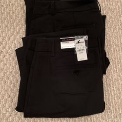 Express Columnist Barely Boot Black Dress Pants