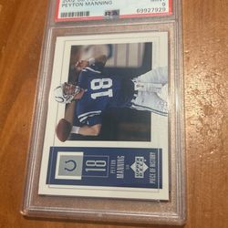 Peyton Manning # 43 PSA 9