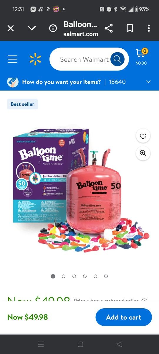 Balloon Time Helium Kit
