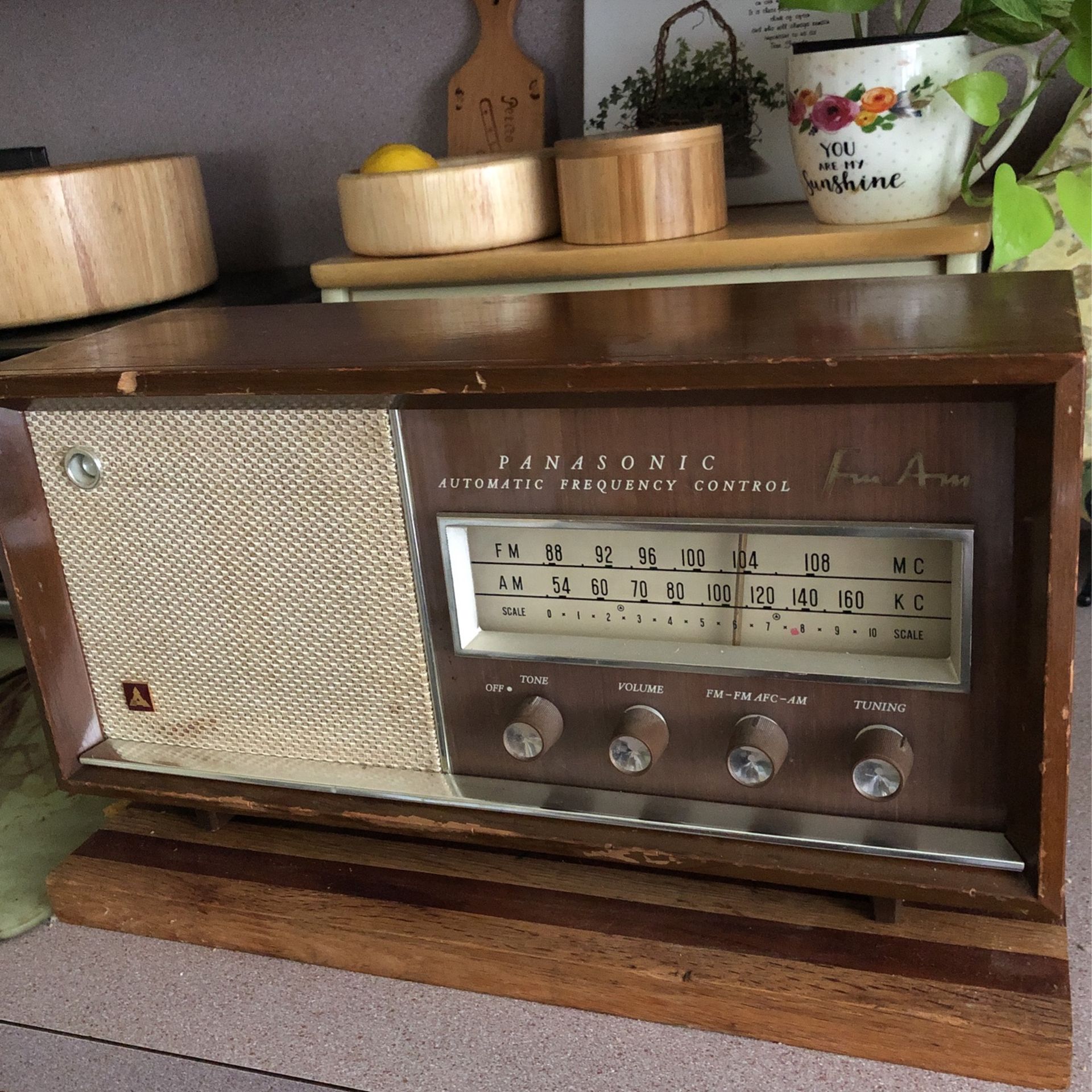 1960”s Panasonic AM FM Automatic Frequency Control Radio