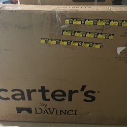 caters colby 4 in1 convertible mini crib (color grey & white)