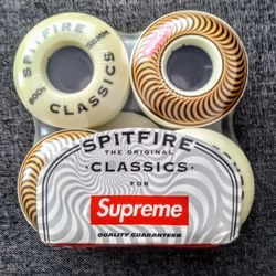 SUPREME Spitfire  🛹  Skateboard Wheels 🔖 80Ds 58mm 