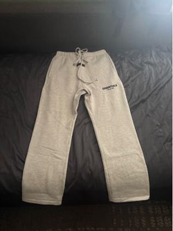 Light grey essentials sweatpants