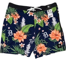 Hurley Phantom ‘47 Detroit Tigers Board Swim Shorts Mens 34” New $70 MSRP