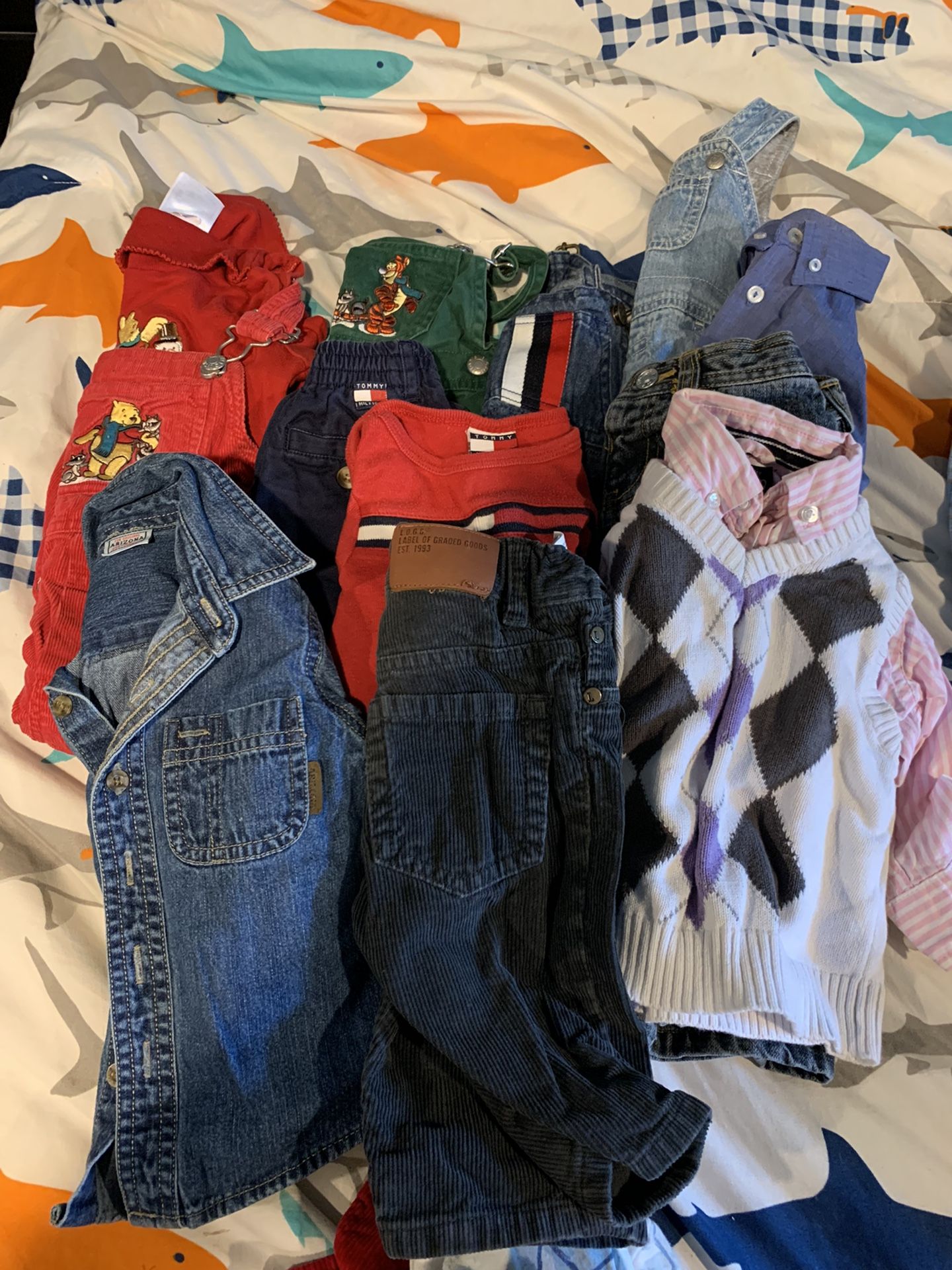 Lot Of Baby Boy Size 6-12 Month Clothes