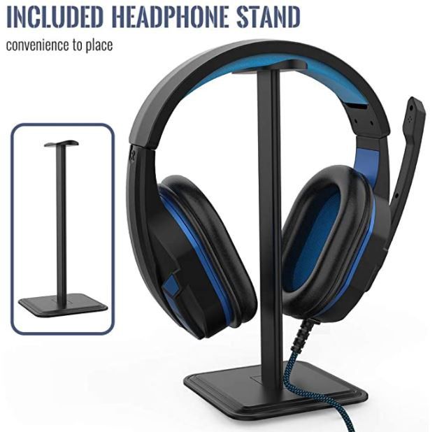 Surround Sound Gaming Headset With Mic + Stand! Also Perfect for Virtual Learning! 