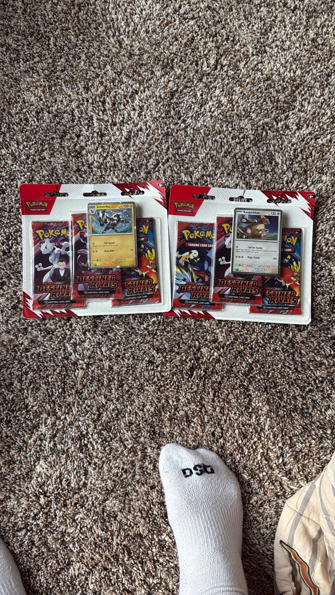 6 packs destined rivals pokemkn