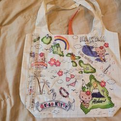 Hello Kitty Nwot Hawaii Reusable Tote 