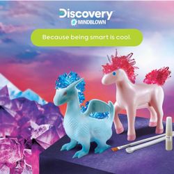 Discovery™ Dragon & Unicorn Crystal Grow Kit, DIY STEM Activity Set, Educational Arts & Crafts for Kids, Children's Chemistry & Science Learning Toy, 