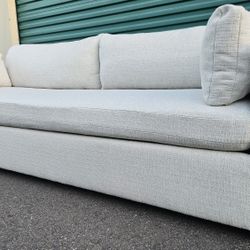 FREE DELIVERY!!! West Elm "Marin" Luxury WHITE Sofa 86" ($1.8K Retail...50% OFF)!!!!