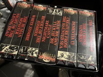 10 Vhs Tapes Of Classic Horror