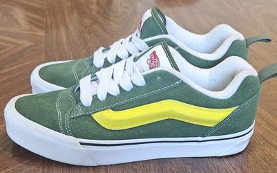 Vans Knu Skool Sneakers Green Yellow