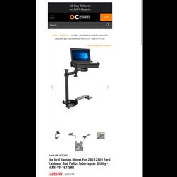 RAM No-Drill Laptop Mount for Ford Explorer