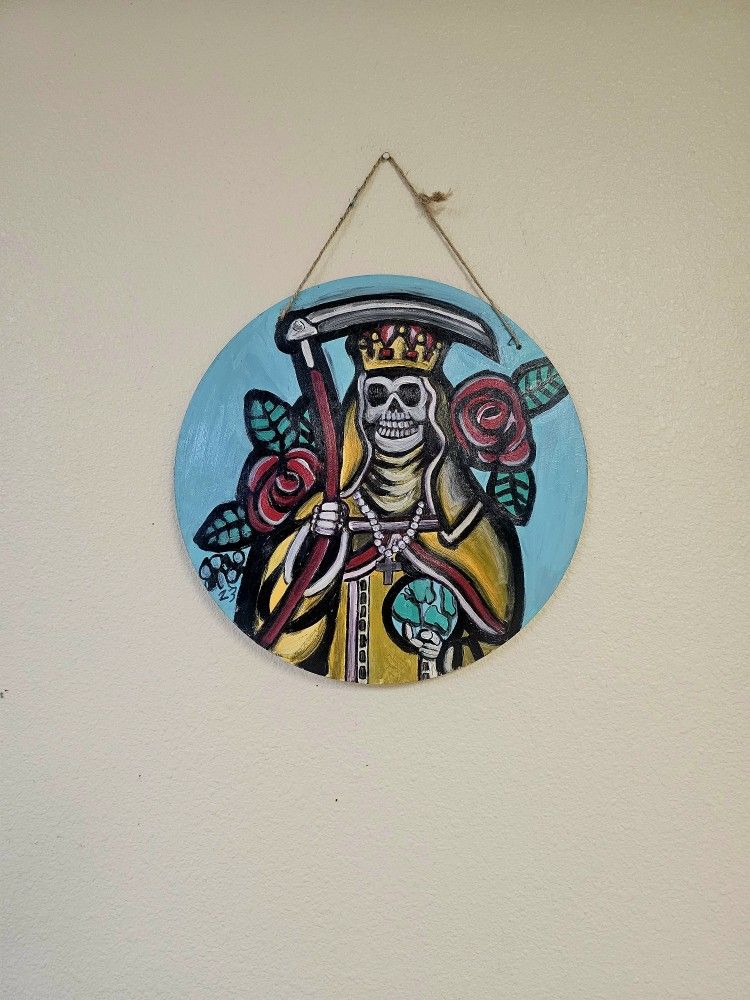 Acrylic Painting On Wood Cut Out