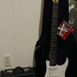 Electric Guitar And Amplifier Setup