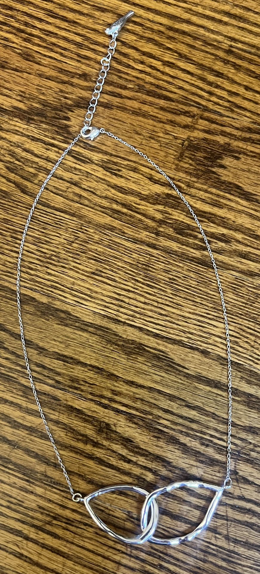 Chloe & Isabel Necklace, Silver Tones, hammered silver look