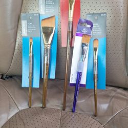 Paint Brushes 5 Piece Set Or Individually Sold