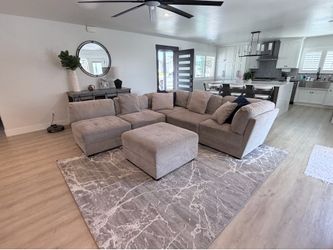 Costco Sectional Sofa with Ottoman– Priced to Sell.