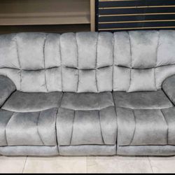 Winter Blowout Sale! Barcelona Reclining Sofa And Loveseat. Set Now $999. Easy Finance Option. Same Day Delivery