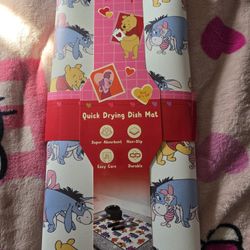 Winnie The Pooh Kitchen Drying Mat 