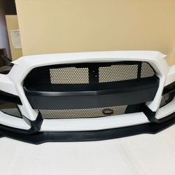 2015-2017 Ford Mustang  GT500 Style Front Bumper Kit Conversion Painted