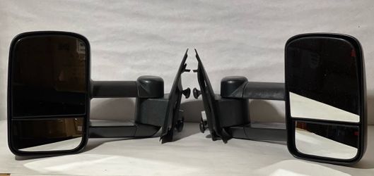 1999 To 2006 Chevy Silverado GM Sierra Yukon Tahoe Suburban Escalade Avalanche Manual Towing Mirrors Retrovisores Espejos Manuales De Carga
