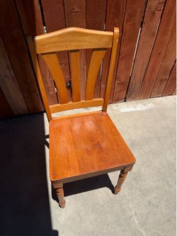 Wooden chair $20
