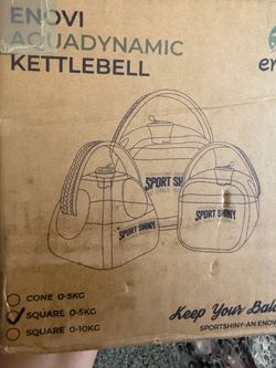Water kettle bell brand new in box comes with pump