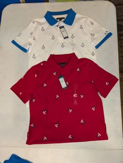 New  Tommy Hilfiger boys short sleeve shirts size 12-14