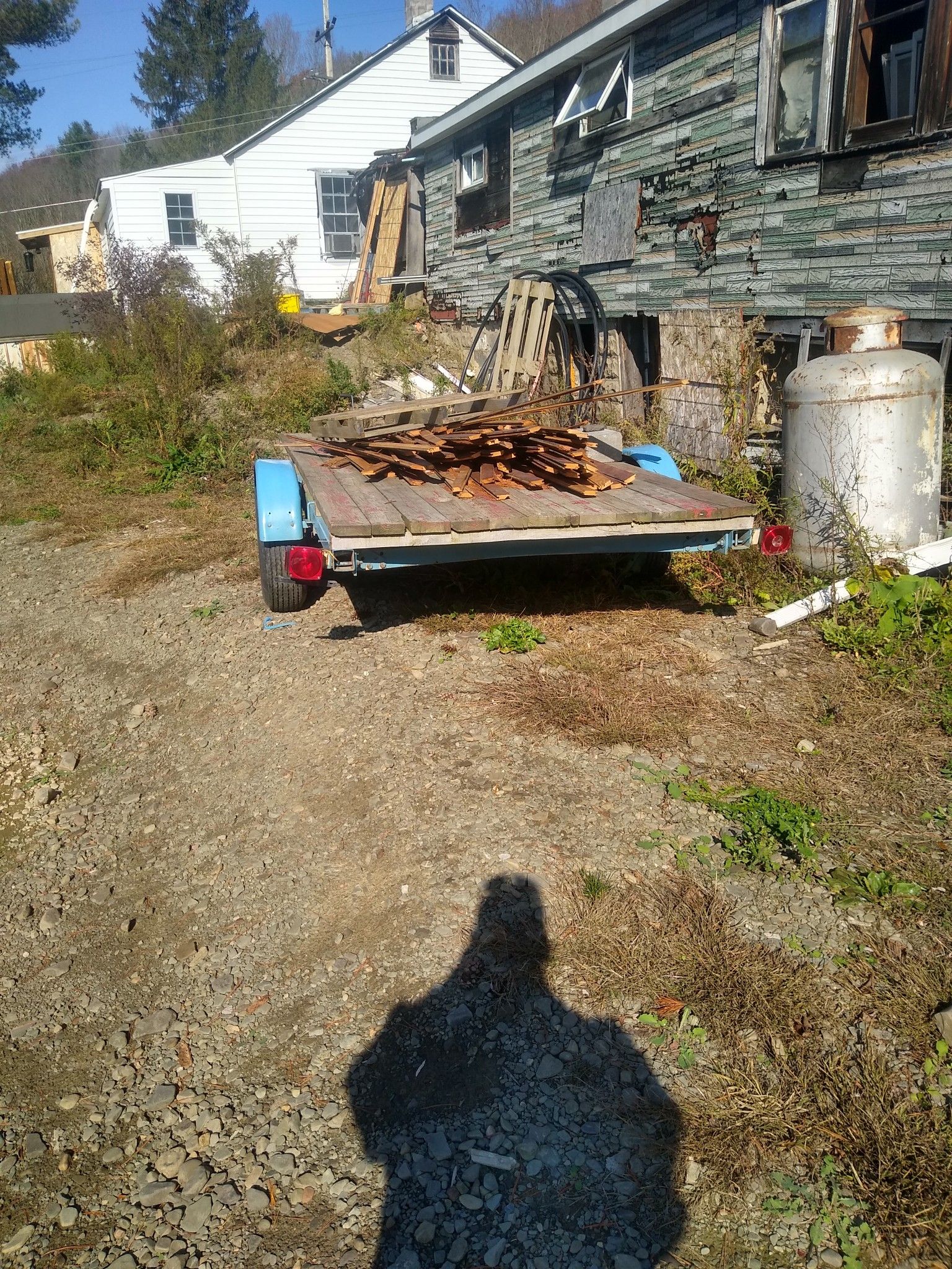 Photo Boat trailer made in to Atv , Quad trailer . For the family . I no longer need it so Im letting it go for $400 firm