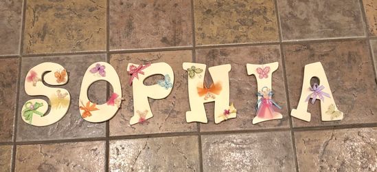 Letras de madera, Wooden Letters 