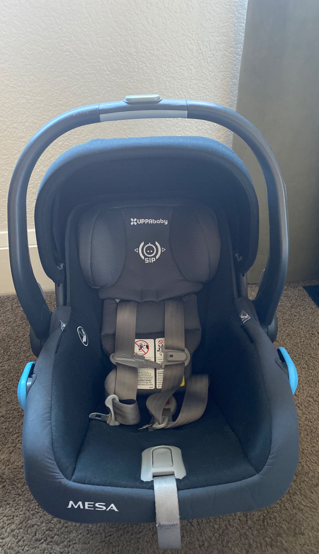 Uppababy car seat and travel bag!!