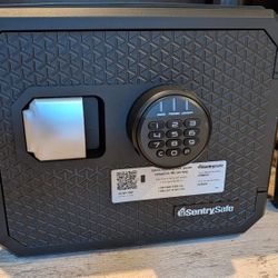 Sentry Digital Safe Waterproof Fireproof Lockbox Gun Vault W Keypad Like New