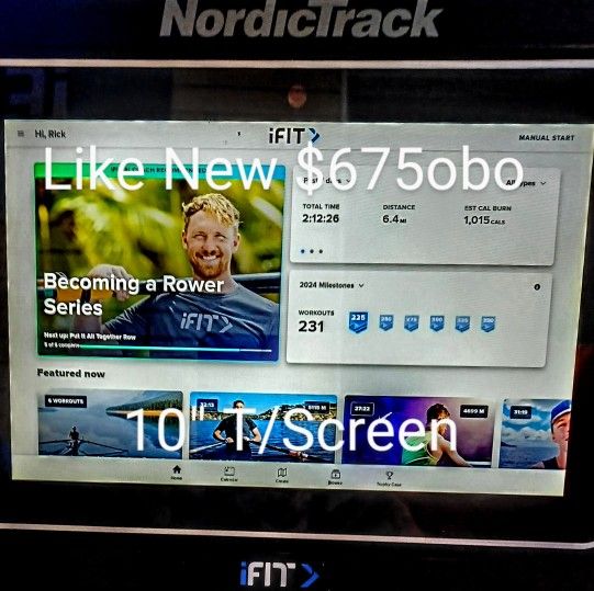 Nordic Trac Rower $675obo