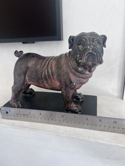 English Bulldog Statue