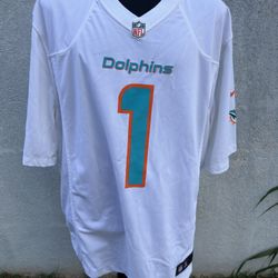 PreOwned Miami Dolphins Tua Tagovailoa White Nike Jersey- 2XL