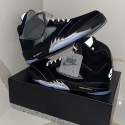 Air Jordan 5 Black Metallic Reimagined Size 12