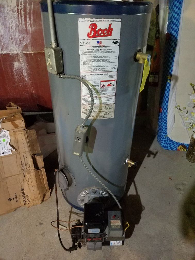 Bock 32E 32 gallon oil burner hot water heater for Sale in Milford, CT -  OfferUp