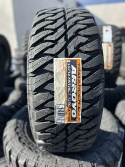 BIG SALE ON THE ARROYO TAMAROCK M/T 33x12.50R20LT TIRES!!! BEST STOCK/DEALS IN SOCAL!!!!