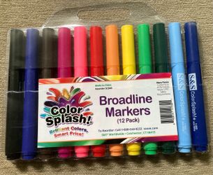 Color Splash Broad Line Markers