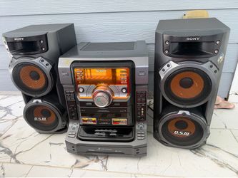 Sony Vintage Stereo System – 5 CD Changer, Dual Cassette, Powerful Sound