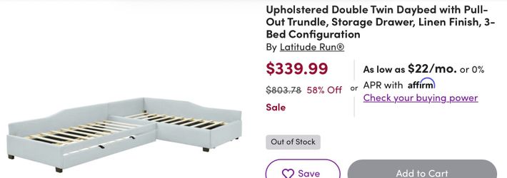 Twin bed