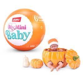 Trending! Limited- Edition Collectible Zuru🧡🍼🎃MY MINI BABY PUMPKIN DOLL🎃🍼🧡Blind/Suprise Capaule