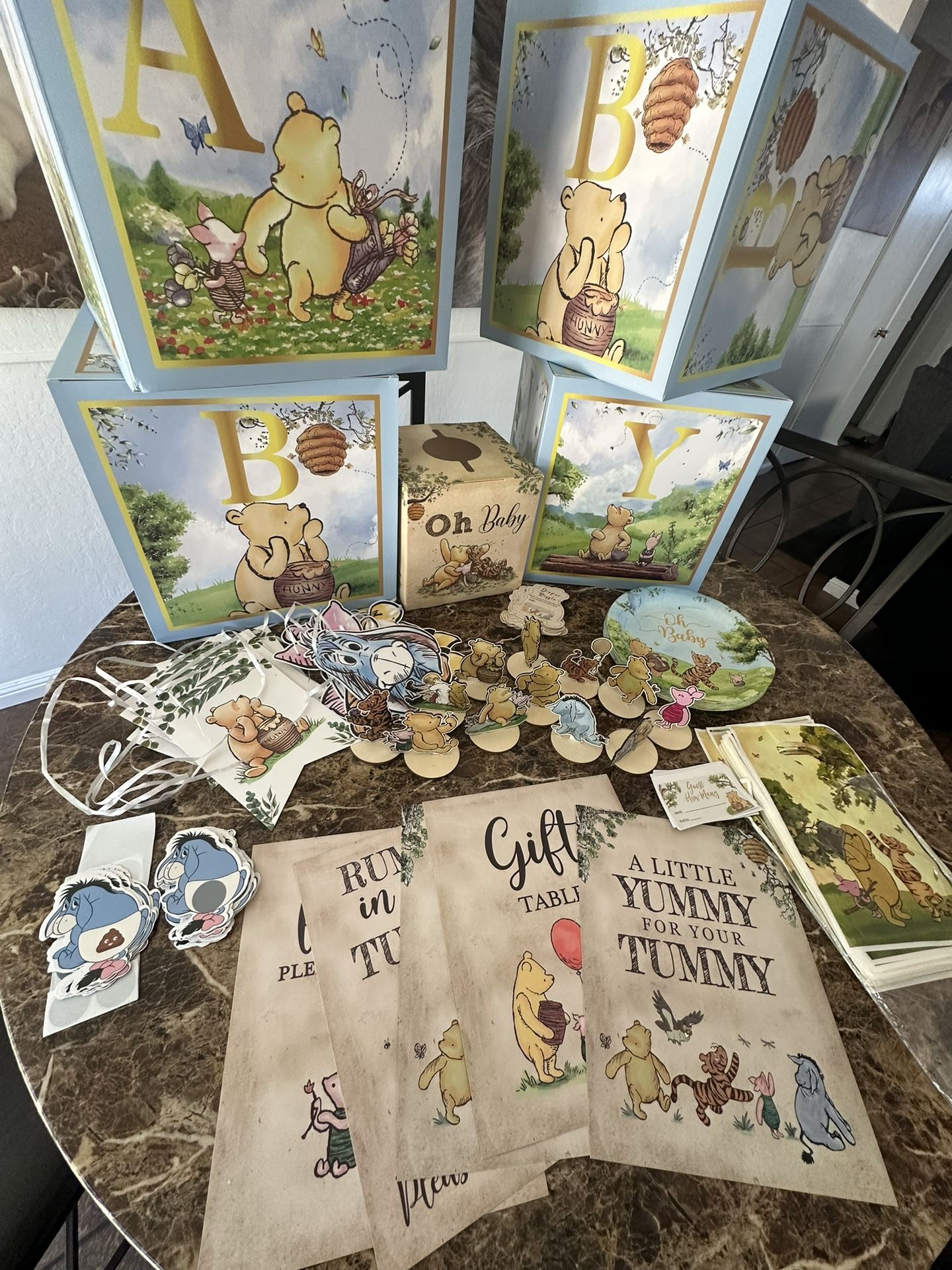 Winnie The Pooh Baby Shower Items