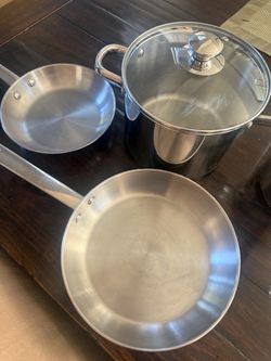 Stainless Steel Cookware Set with Lid