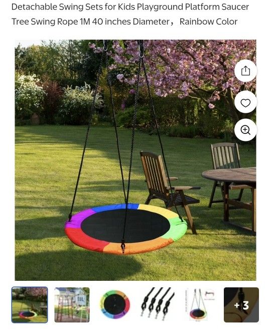 Detachable Swing Set Kids