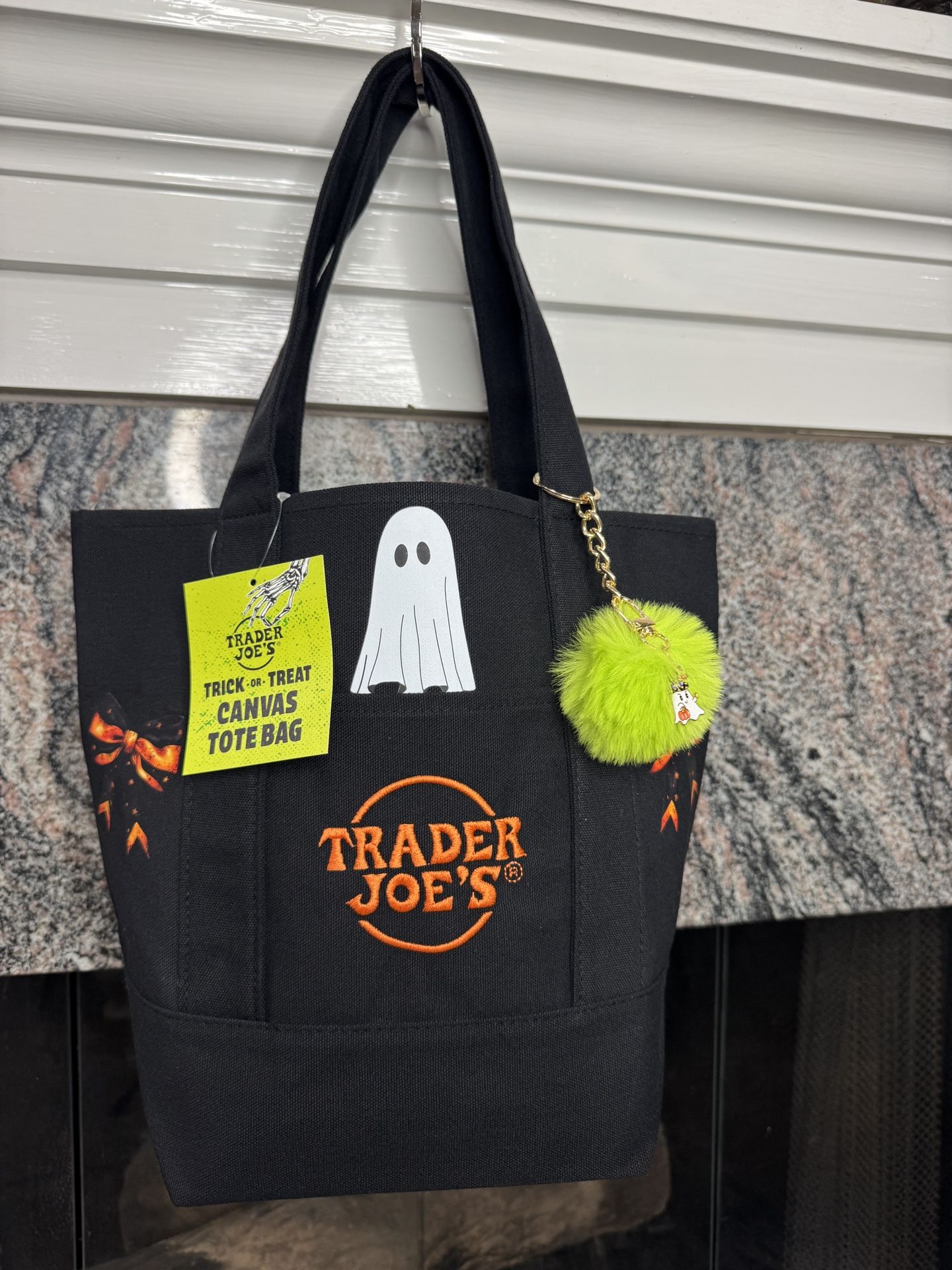 Trader Joes Mini Tote Bag, Halloween, Designer