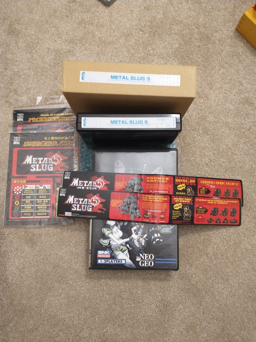 Neo Geo Metal Slug 5 MVS Kit (Authentic)
