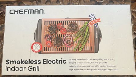 Chefman smokeless electric indoor grill