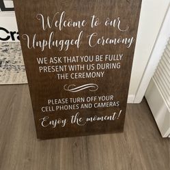 Wedding Sign 